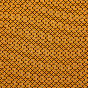 Midnight Haunt Orange & Black Checkerboard Geometric by Andover Fabrics - 1/2 Yd